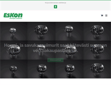 Tablet Screenshot of eskon.fi